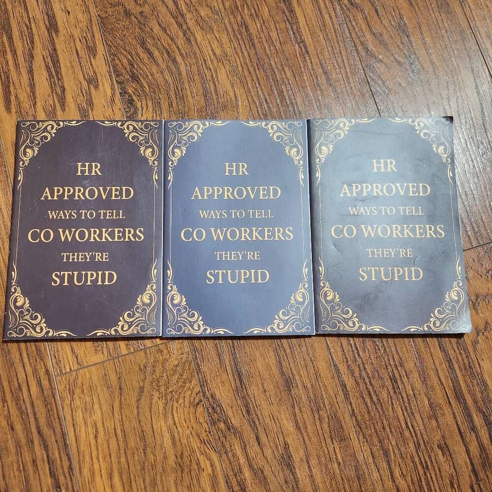 3 hilarious lined notebooks for work